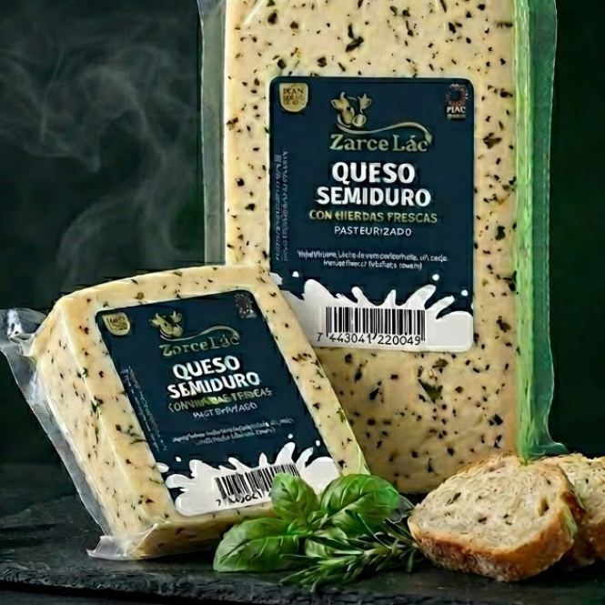 Queso Semiduro con Hierbas