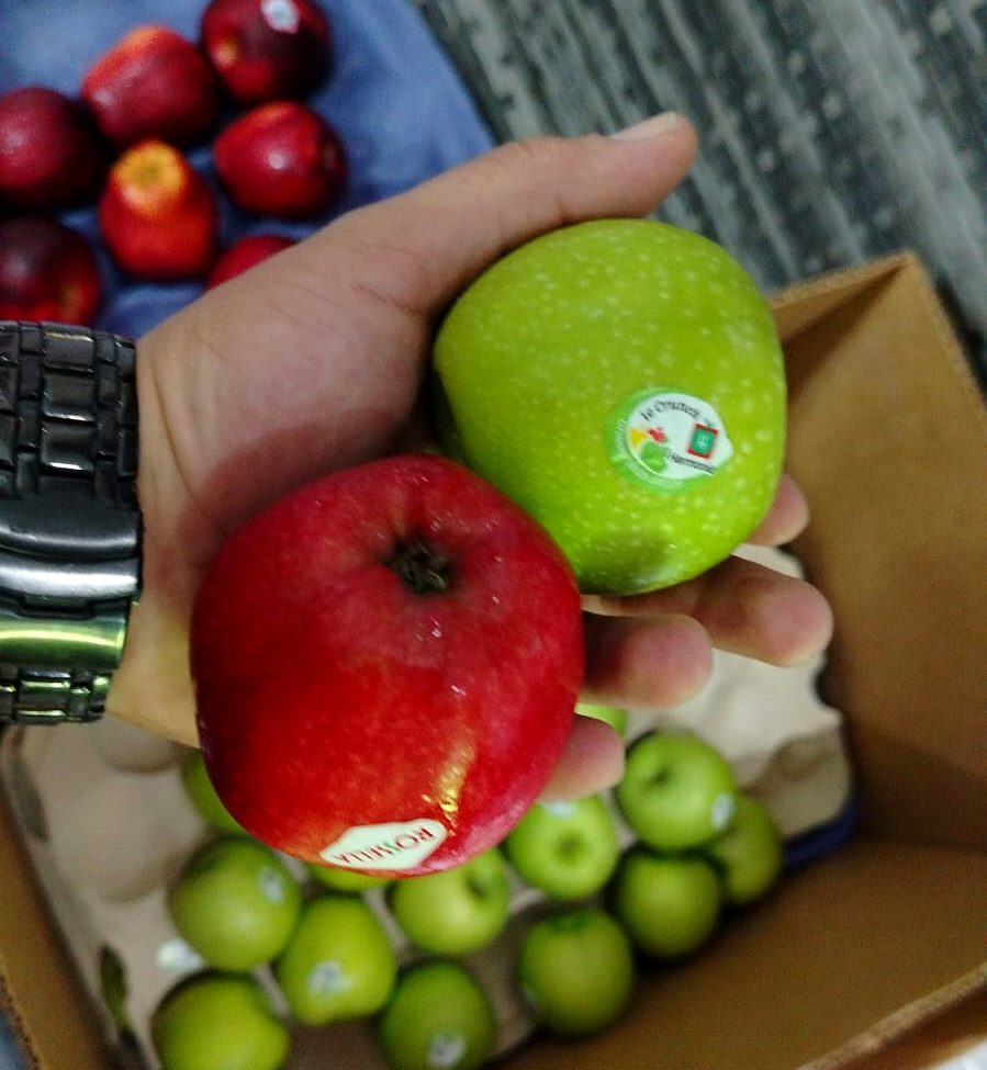 Manzanas importadas